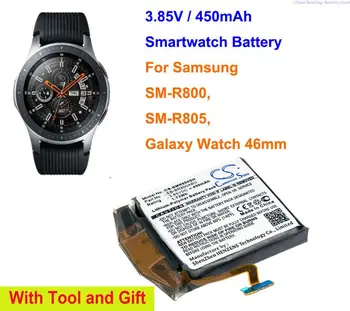 Cameron Kínverskt 450mAh Smartwatch Rafhlöðu PIKK-BR800ABU,GH43-04855A fyrir Rk Galaxy Horfa 46mm, SM-R800, SM-R805