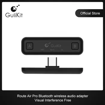 GuliKit NS07 Leið Loft Bluetooth Hljóð Millistykkið NS07 Pro Tegund-C Sendandi fyrir Nintendo Skipta NS OLED PS4 PS5 TÖLVU
