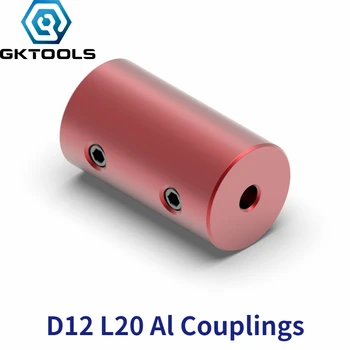GKTOOLS D12L20 Ál Tengi Ól 5x5mm 5x8mm 8x8mm Red Sveigjanleg Shaft Coupler 3D Prenturunum Stepper Mótor Hlutum