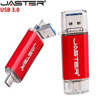 Eigið MERKI 3 Í 1 USB 3.0 Flash-Drifi 4G 8G 16GB 32GB 64GB 128G TPC Penna Diska Málm Minni Standa PRICE U Diskur 100% Alvöru Getu