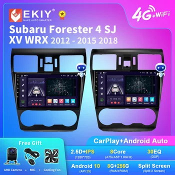 EKIY X7 Android 10 Útvarp Fyrir Subaru Skógarvörður 4 SJ XV X 2012 - 2015 2018 Hljómtæki GPS Navi Bíl Leikmaður að spila 2din Carplay DVD