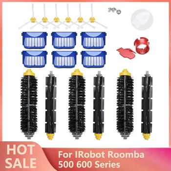 Varahluti Kit fyrir iRobot Roomba Ryksuga 600 Röð 690 680 660 651 650 & 500 Röð
