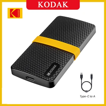 KODAK X200 Tegund C USB3.1 Gen 2 Ytri Diskinn 1TB SSD 512GB 256GB Lítill Færanlega Föstu formi Diska fyrir Apple TÖLVU PS4 PS5