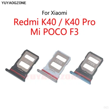 Fyrir Xiaomi Redmi K40 Pro / Mi SKÖMMU F3 Nýja SIM Raufina Bakka Handhafa Sim Lesandi Fals