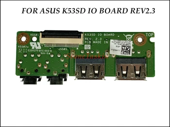 Upprunalega frjáls skipum fyrir Long K53 K53SV A53S X53S K53S K53SD P53S P53Sj K53E X53E A53E USB HLJÓÐ JACK Hljóð borð USB stjórnar