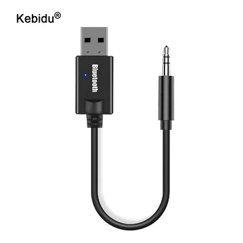 kebidu USB Vald 3,5 DE Bluetooth Móttakara Dongle Þráðlaust Tónlist Hljóð Millistykkið 3,5 Jack Tónlist Sendandi fyrir Bíl Hátalara