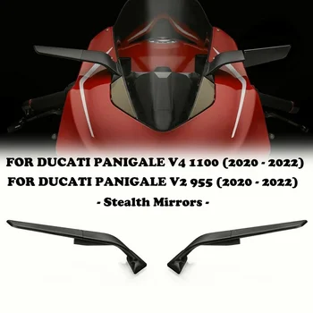fyrir Ducati Panigale V2 955 Fylgihlutir Rearview Speglar Mótorhjól Stillanlegt Snúningur Fastur Væng Panigale V4 1100 2020 - 2022