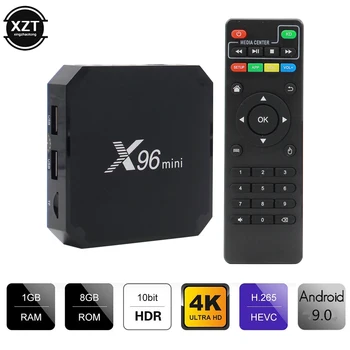 Upprunalega X96 lítill TV Kassi Android Klár TV Kassi Amlogic S905L Fjóra Algerlega 1/2GB 8/16GB 2,4 G WiFi 64 bita Spilari Setja ofan kassi