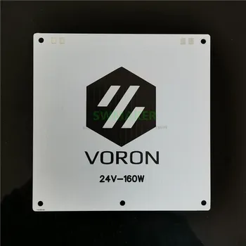 1pcs Voron V0 -0.1 3D Prentarann Hlutum 120x120mm Ál Stöð Disk / Hita Rúm / Rafmagns Hita Disk 24V 160W
