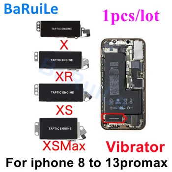 BaRuiLe 1pcs Prófað Vel Titrara Titringur Flex Snúruna Fyrir iPhone 8 X Plús XR S 11 12 Pro Max 13 Lítill Mótor Varahluti