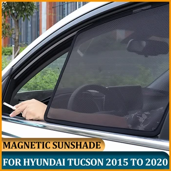 Segulmagnaðir Bíl Glugga Sólhlíf Fyrir Hyundai Tucson 2020 2019 2018 Barnið Næði Hlið Bíl Glugga Sól Sólgleraugu Fyrir Tucson 2015 2016 2017