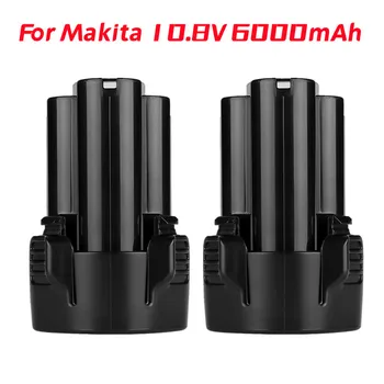 6000mAh 10,8 V Li-Jón Akku für Makita10,8 V rafhlöður BL1013 BL1014 194550-6 194551-4 DF030D geeignet für Makita 10,8 V Werkzeuge