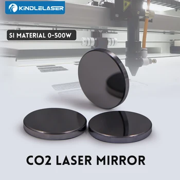KINDLELASER 500W Co2 Leysir Si Hugsandi Speglar Linsu Refiectivity 99.6% Svart-Lag Reflector Linsu fyrir CO2 Leysir Engraver