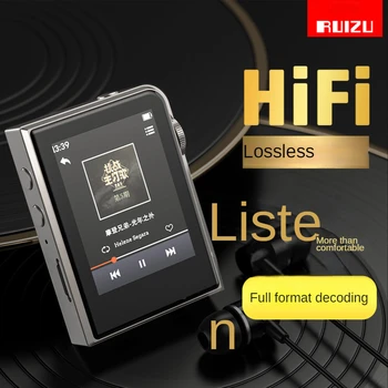 RUIZU A58 HD Lossless Lítill Íþrótt MP3-Spilara Með 2.0 Tommu Skjánum Hifi MP3 Tónlist Leikmaður Stuðning 128G TF Kort/DSD25