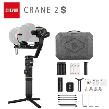ZHIYUN Crane 2A/2A Pro DSLR Festir 3 Ás Myndavél Gimbal Festir fyrir DSLR Sony Canon BMPCC Fujifilm Myndavélar Lóðrétt Skjóta