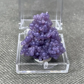 NÝTT! 100% náttúrulega vínber við steinefni eintakið steinum og kristall græðandi kristalla kvars steina (kassi stærð 3.4 cm)