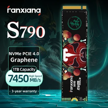 Fanxiang S500Pro/S690/S790 M. 2 SSD 256GB 512GB 1TB 2TB 4TB PCIe3.0/4.0 M. 2 NVMe Innri Föstu Formi Aka Fyrir Fartölvuna Skrifborð