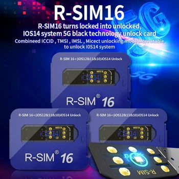 R16 RSIM Opna Sim-Kortið Fyrir 11 12 12Pro Max 5G Farsíma Universal Millistykkið Opna Fyrir 11Pro Max IOS